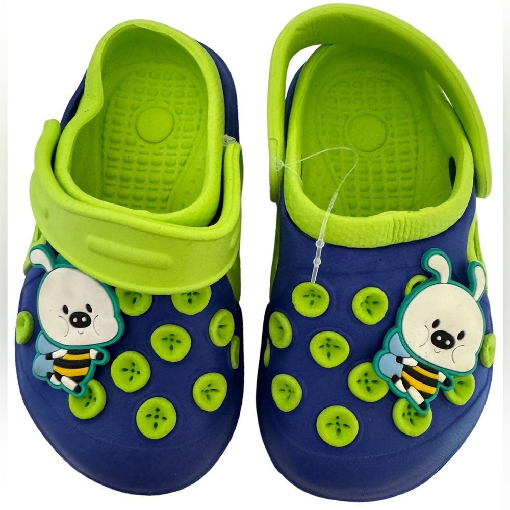 NWOT unbranded | Blue and green toddler size 7 shoes